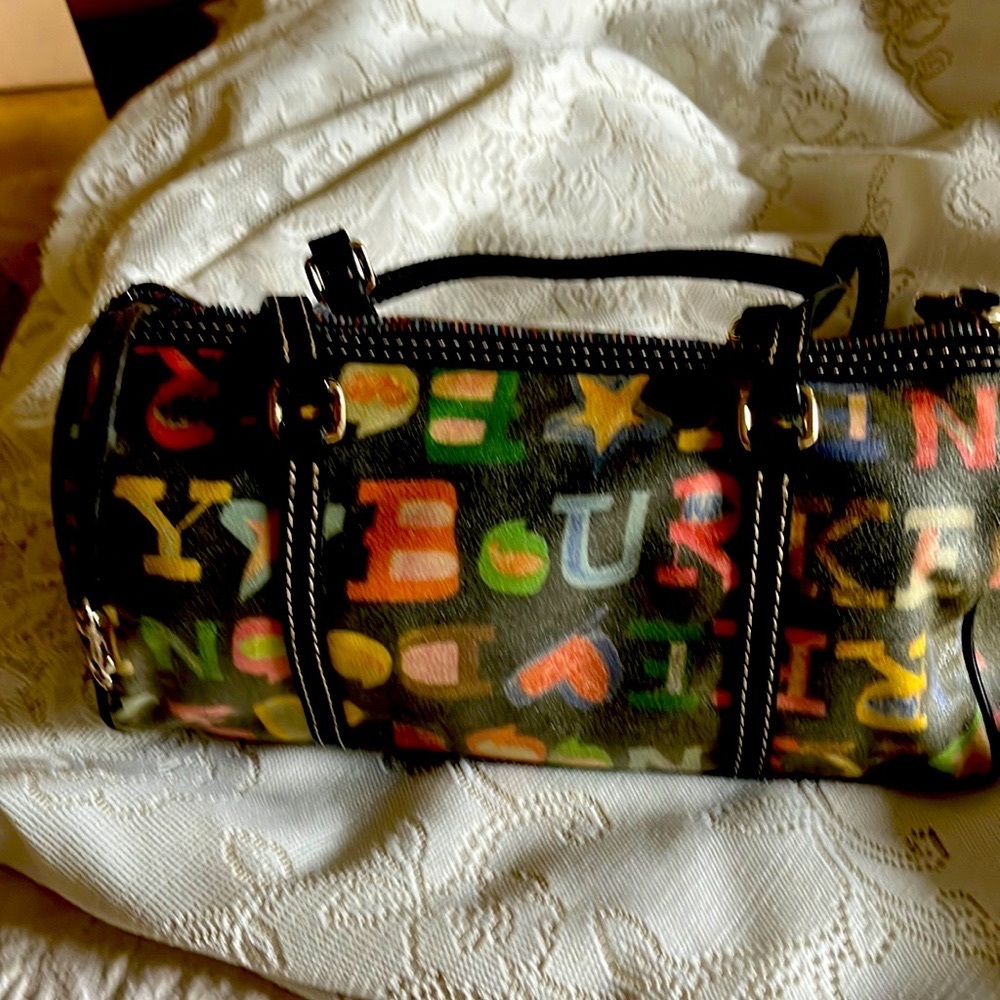 Dooney & Burke multicolored shoulder bag